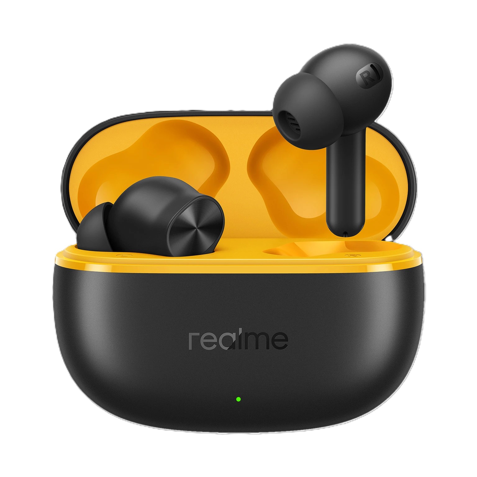 realme Buds T200 Lite with 12.4mm Driver, 48hrs Playback, AI ENC & Dual-Device Pairing Bluetooth Headset (Volt Black, True Wireless)