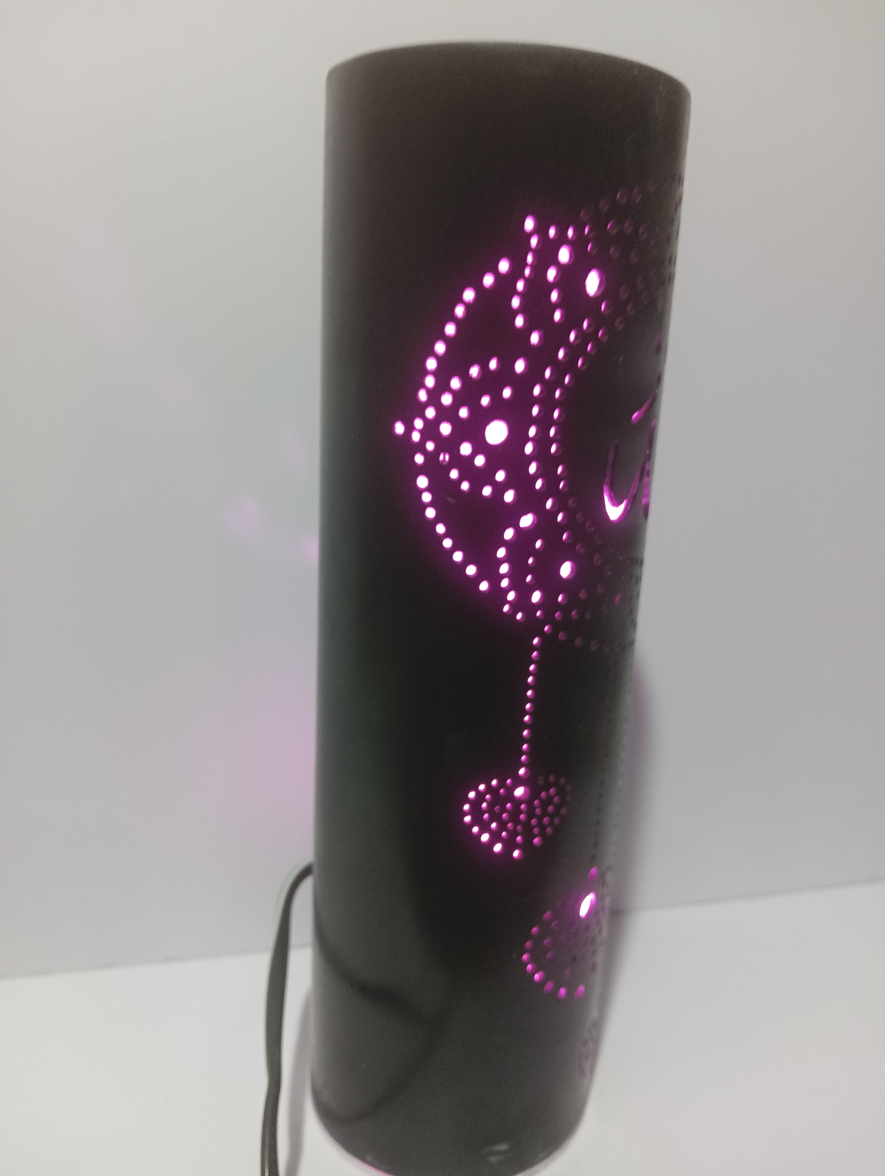 DEKORA Allah Hoo night wall lamp single coloure pink | night lamp