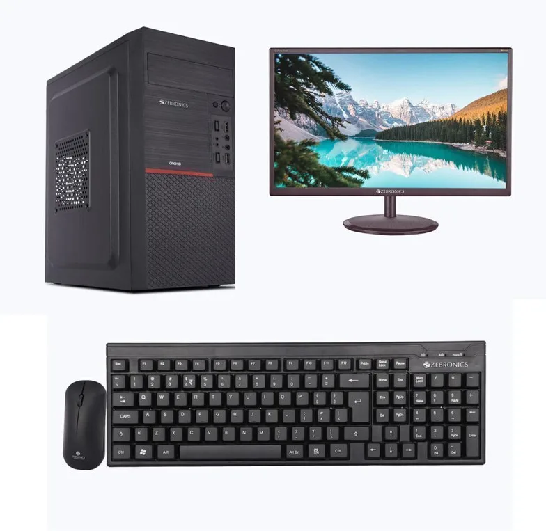 ZEBRONICS Intel Core i5 (8 GB / 128 GB / Windows 11) Assembled Desktop Computer (19 inch Display)